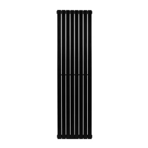 Vertical Designer Radiator Blende 1800×449 mm — Black
