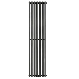 Vertical Radiator Praktikum 1800×425 mm — Black (Bottom Connection)