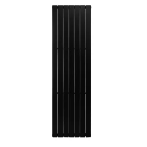 Vertical Radiator Terra 1800×490 mm — Black (Bottom Connection)