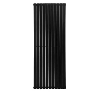 Vertical Designer Radiator Blende 2000×614 mm — Black