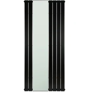 Vertical Designer Radiator Mirror 1800×750 mm with Mirror — Bottom Connection