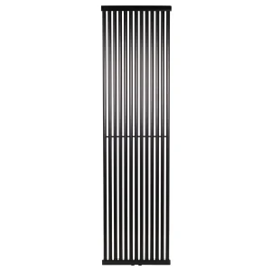 Vertical Designer Radiator PS Style 1800×477 mm — Black