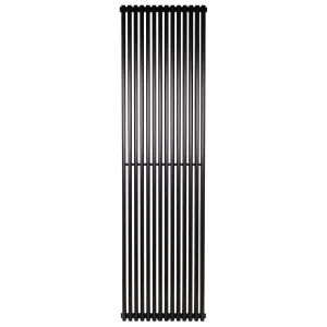 Vertical Designer Radiator Praktikum 2000×539 mm — Black