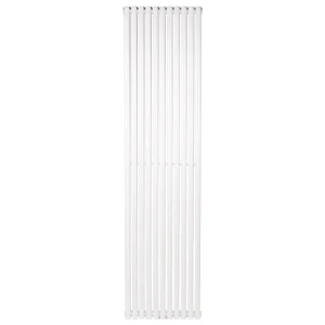 Vertical Designer Radiator Carrara 2 1800×445 mm — White