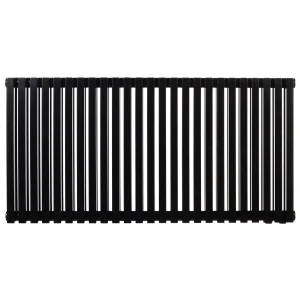 Tubular Designer Radiator BQ Quantum 500×1005 mm — Black