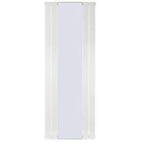 Vertical Designer Radiator with Mirror 1800×609 mm — Bottom Connection